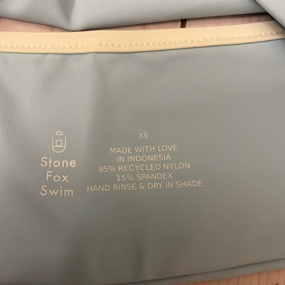 NWT Stone Fox Swim Ibiza bikini top in summer song size XS and XL - Picture 3 of 5